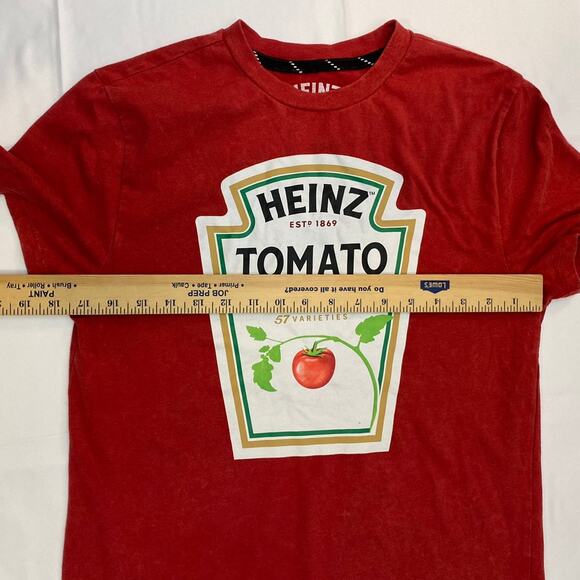 Official HEINZ Ketchup Merchandise Shirt Size L 12/14 silly sunny unique weird - Picture 5 of 9